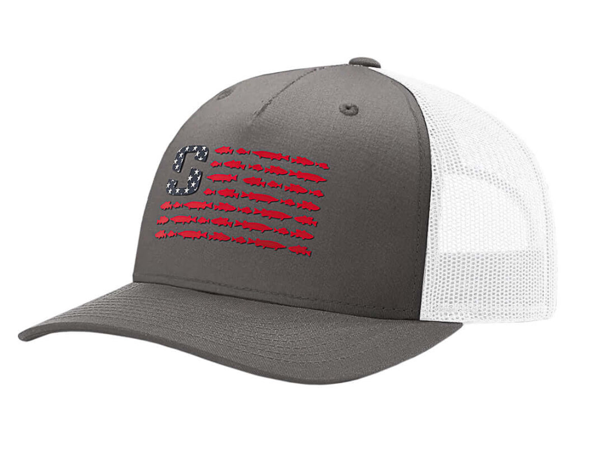 Striker Tribute Trucker Cap- Charcoal