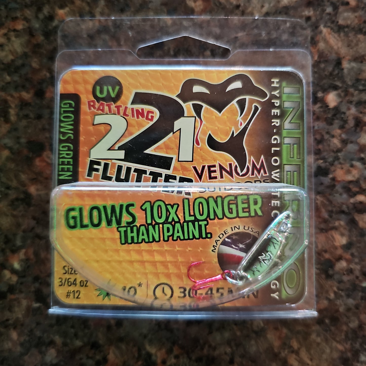 Venom 221 Rattling Flutter Spoon