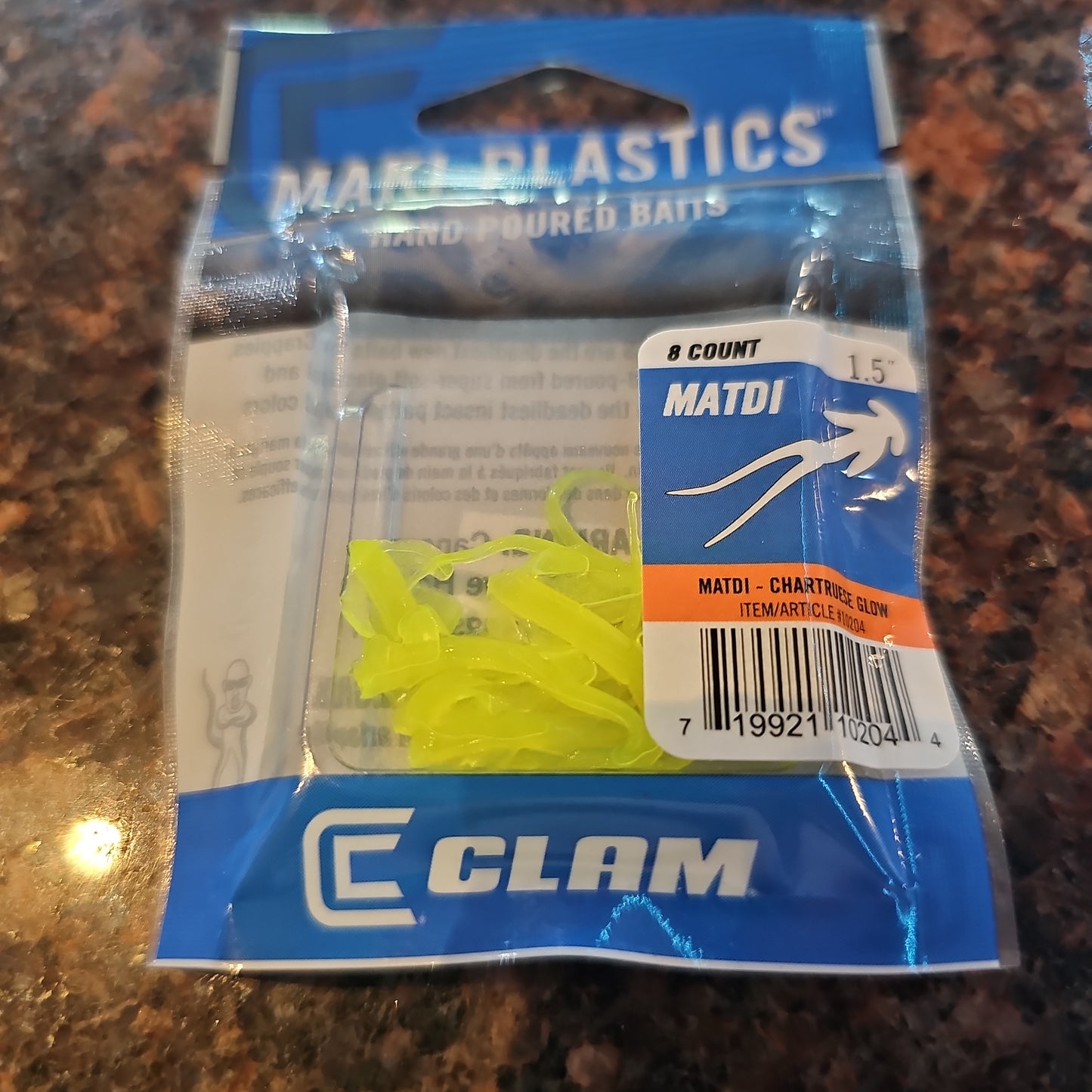 Clam 10204 4567-0964 Matdi Chartreuse Glow