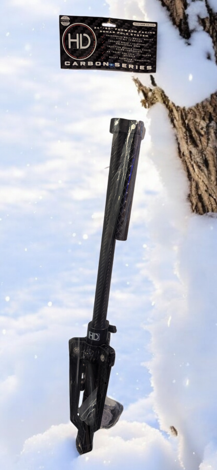 best ice fishing pole 2017 HD Innovations Carbon FFS Ice Pole Combo 24”-60” – MasterB&H