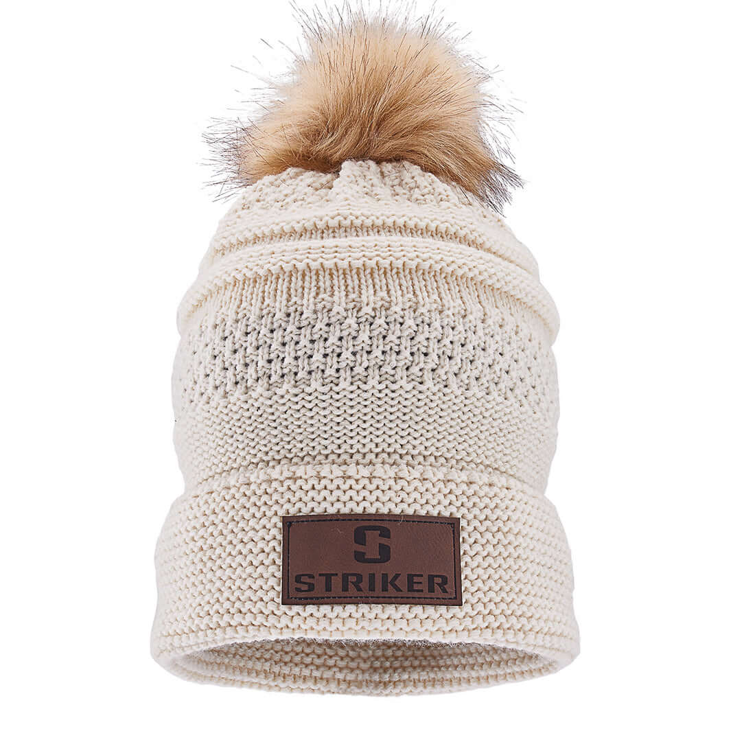 Striker Bemidji Fur Pom Knit Hat