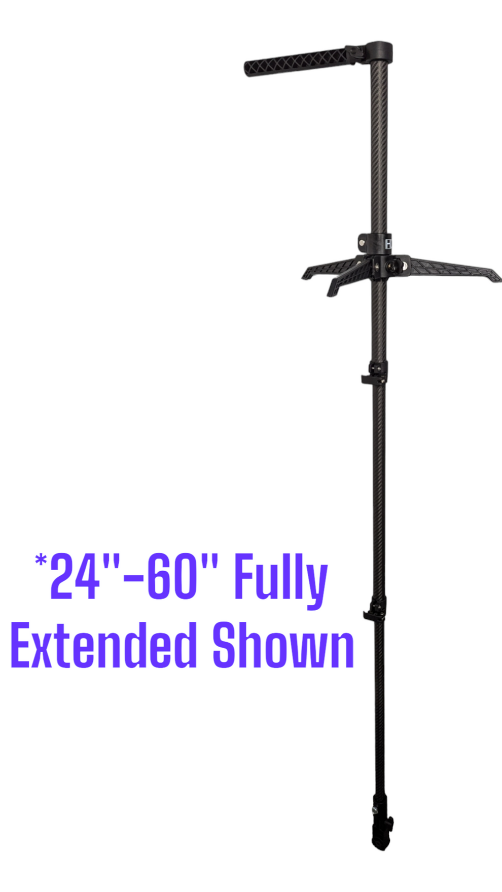 HD Innovations Carbon FFS Ice Pole Combo 24”-60”