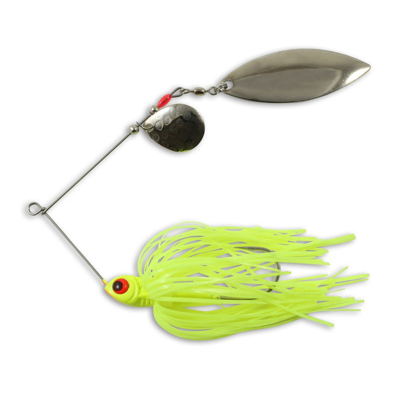 Northland Reef-Runner Spinnerbait Tandem Spin 1/4oz. #3 Hook Canary
