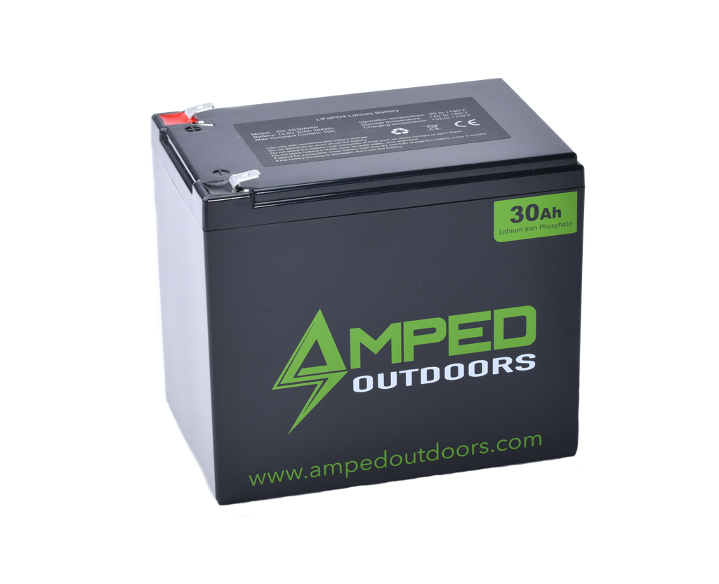 Amped 30Ah Lithium Battery