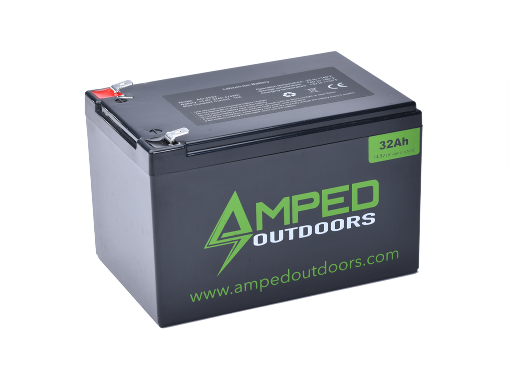 Amped Outdoors 32Ah Lithium Battery
