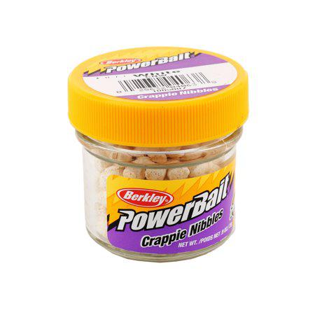 Berkley CNW Powerbait Biodegradable Crappie Nibbles, White