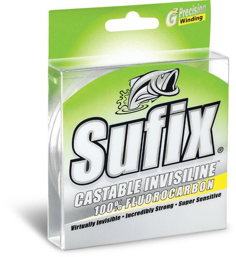 Sufix Invisiline Casting Flourocarbon 100-Yards Spool Size Fishing Line (Clear