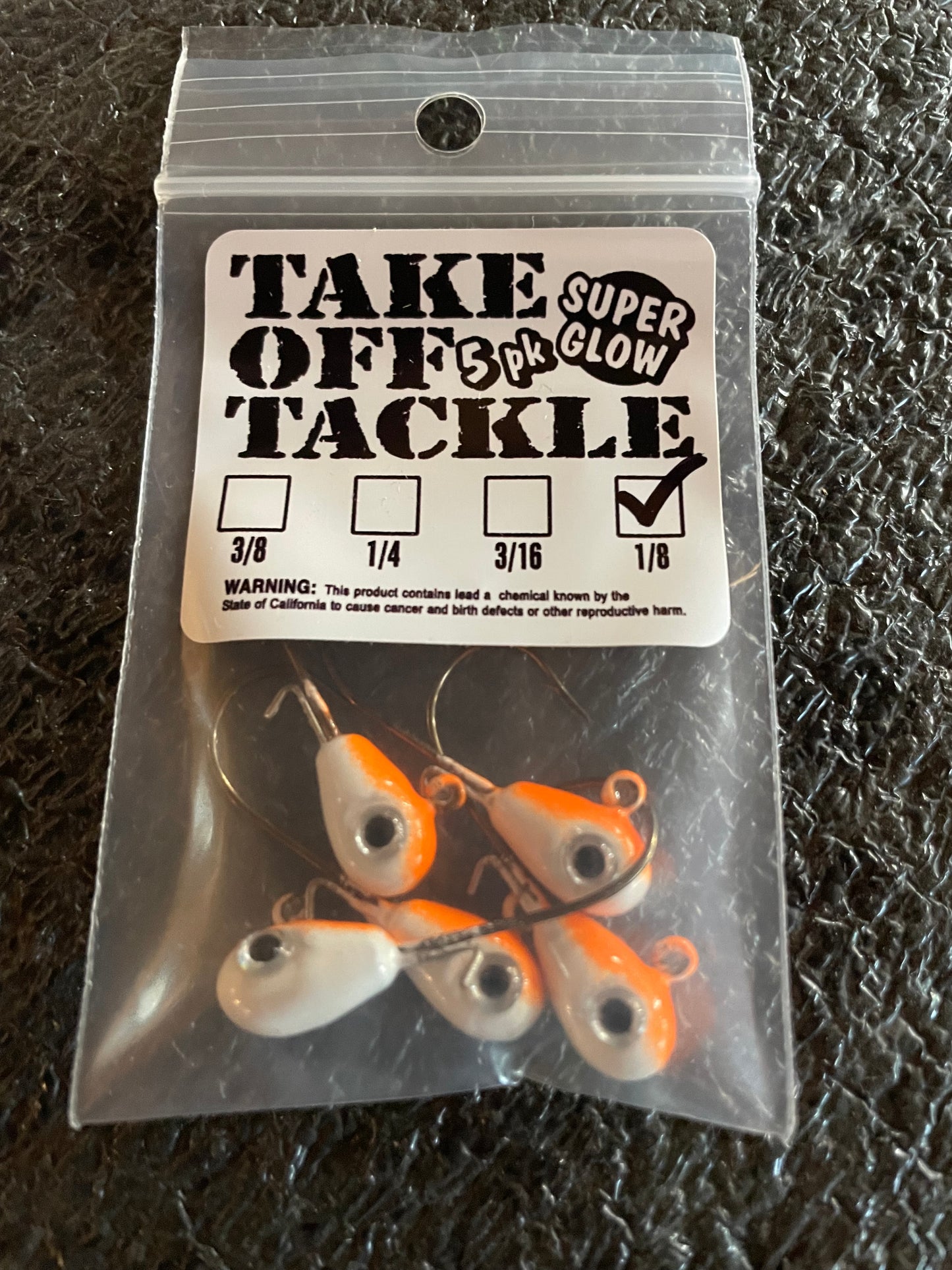 Take off Tackle Tear Drop jig 3/8