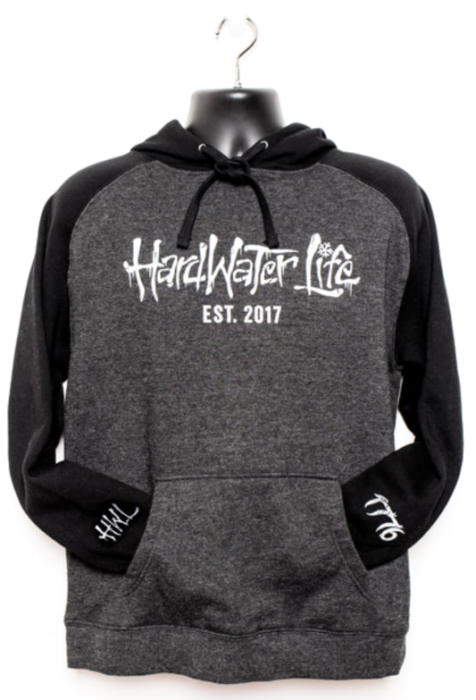 Hardwater Life Charcoal Hoodie-S