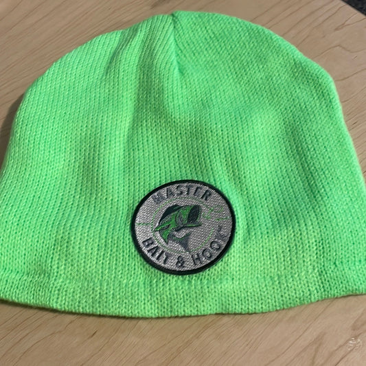 MBH Lime Green Beanie w/Patch Logo