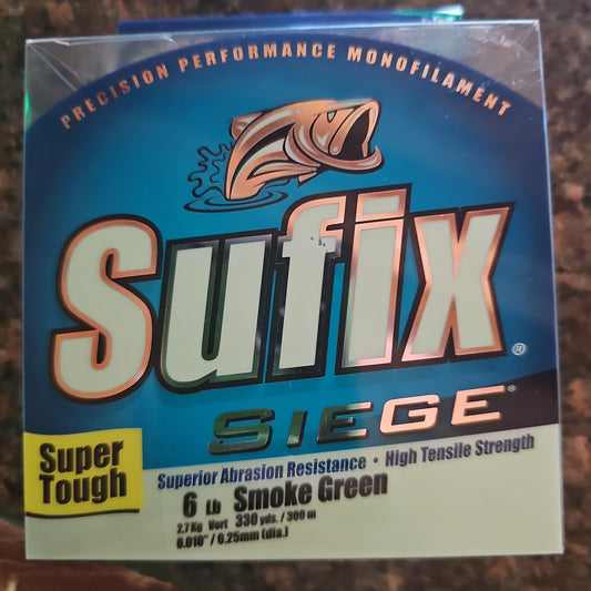 Sufix Siege 6lb Smoke Green