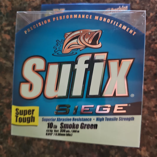 Sufix Siege 10lb Smoke Green