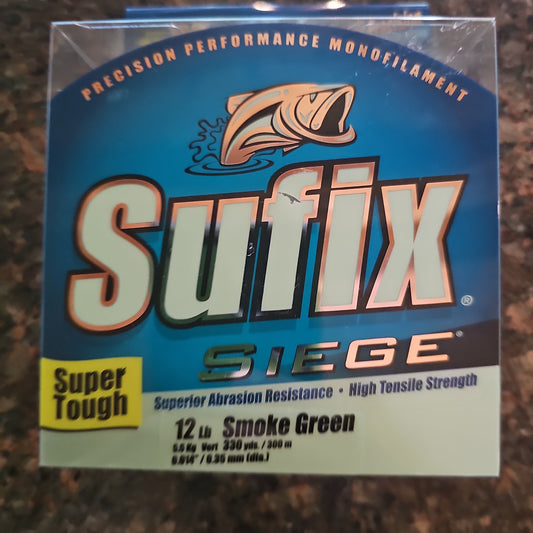 Sufix Siege 12lb Smoke Green