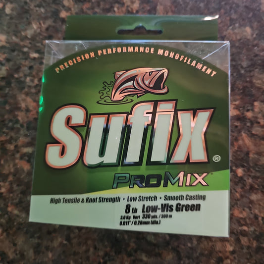 Sufix Promix 8lb Low-Viz Green