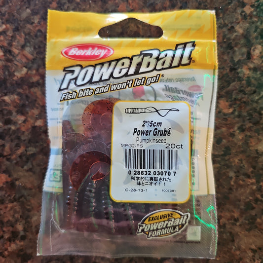 PowerBait 2" Power Grub Pumpkinseed