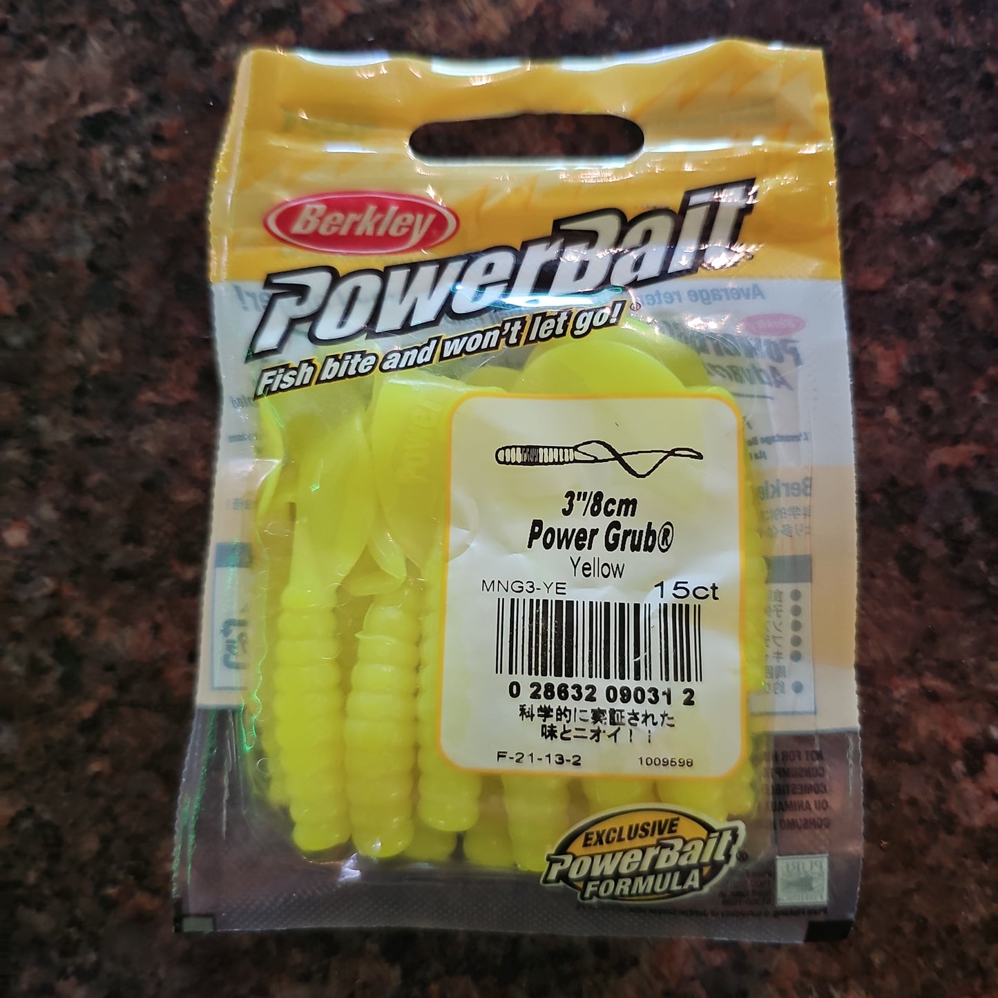 PowerBait 3" Power Grub Yellow