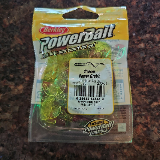 PowerBait 2" Power Grub Christmas Lights