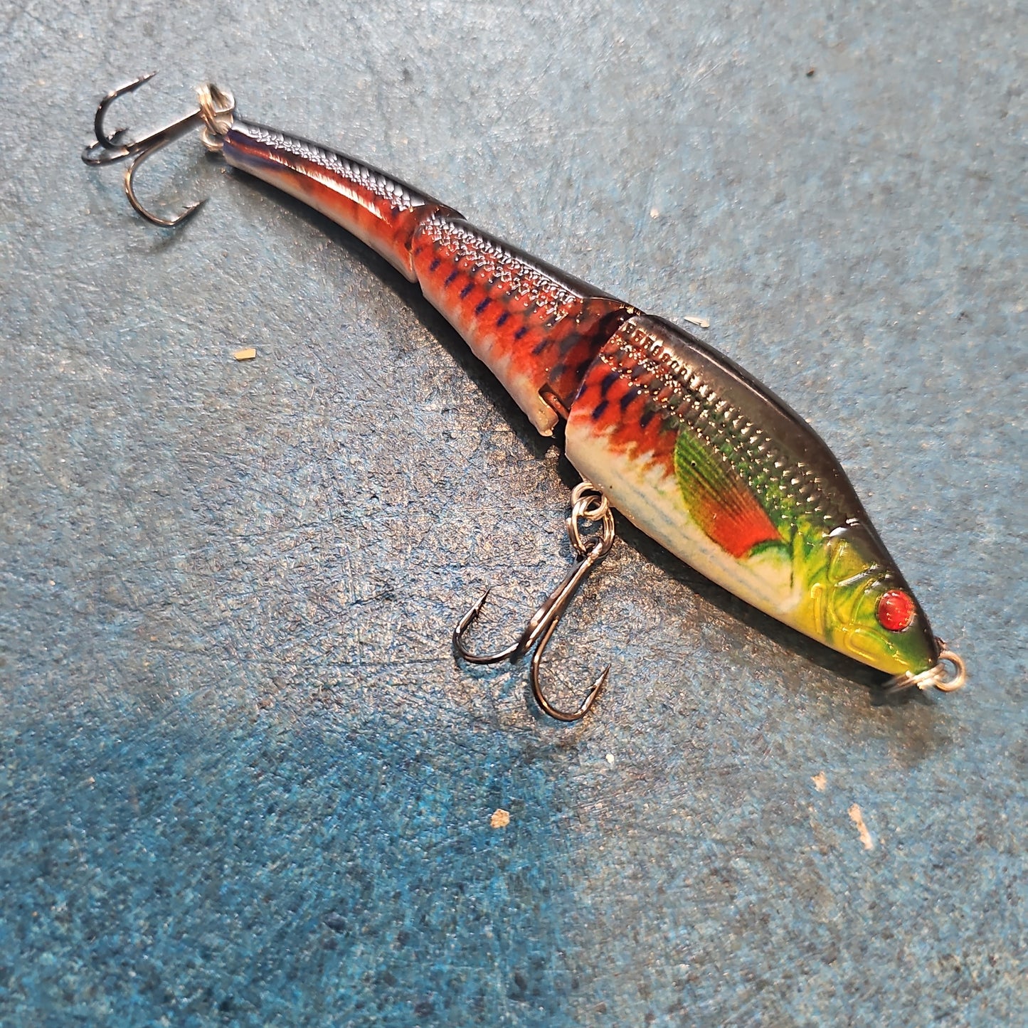 Swimbait 3pc (Grn/Red)