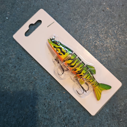 Swimbait Medium Pike (Neon Grn/Org)