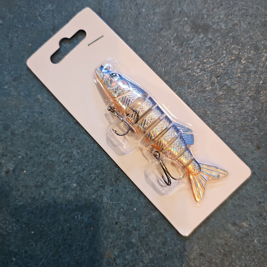 Swimbait Medium Pike (Blu/Slvr/Org)