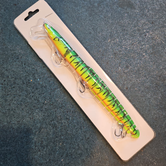 Swimbait Large Eel (NeonGrn/Org)