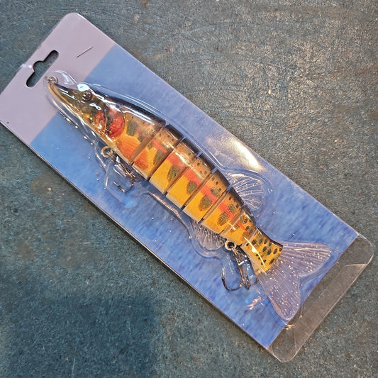 Swimbait XL Pike (Red/Grn/Ylw/Brn)