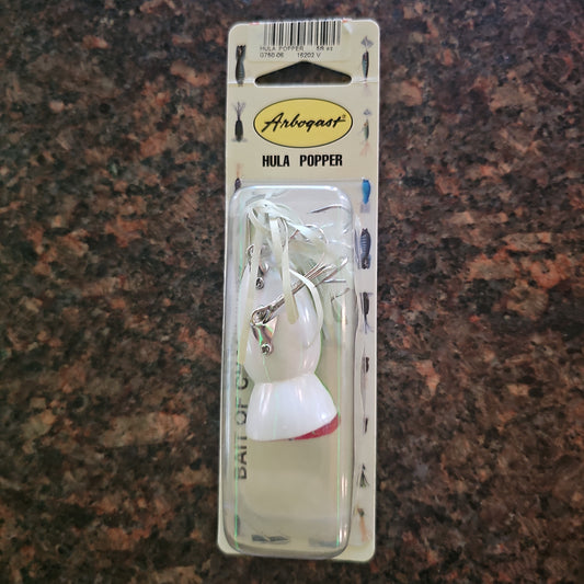 Arbogast Hula Popper 5/8oz (Grn/Wht)