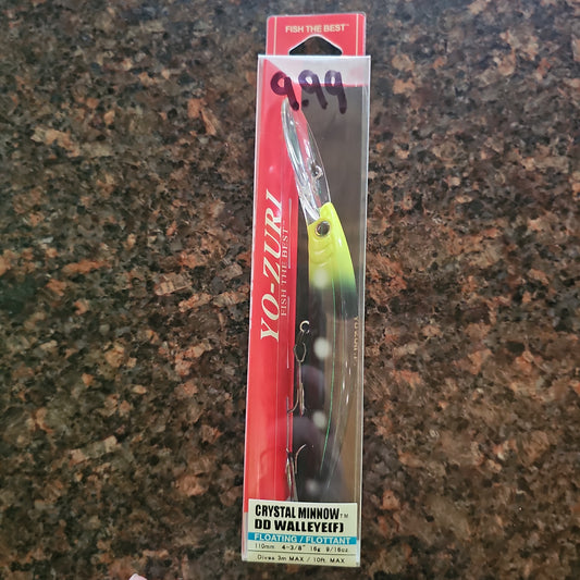 Yo-Zuri Crystal Minnow DD Walleye