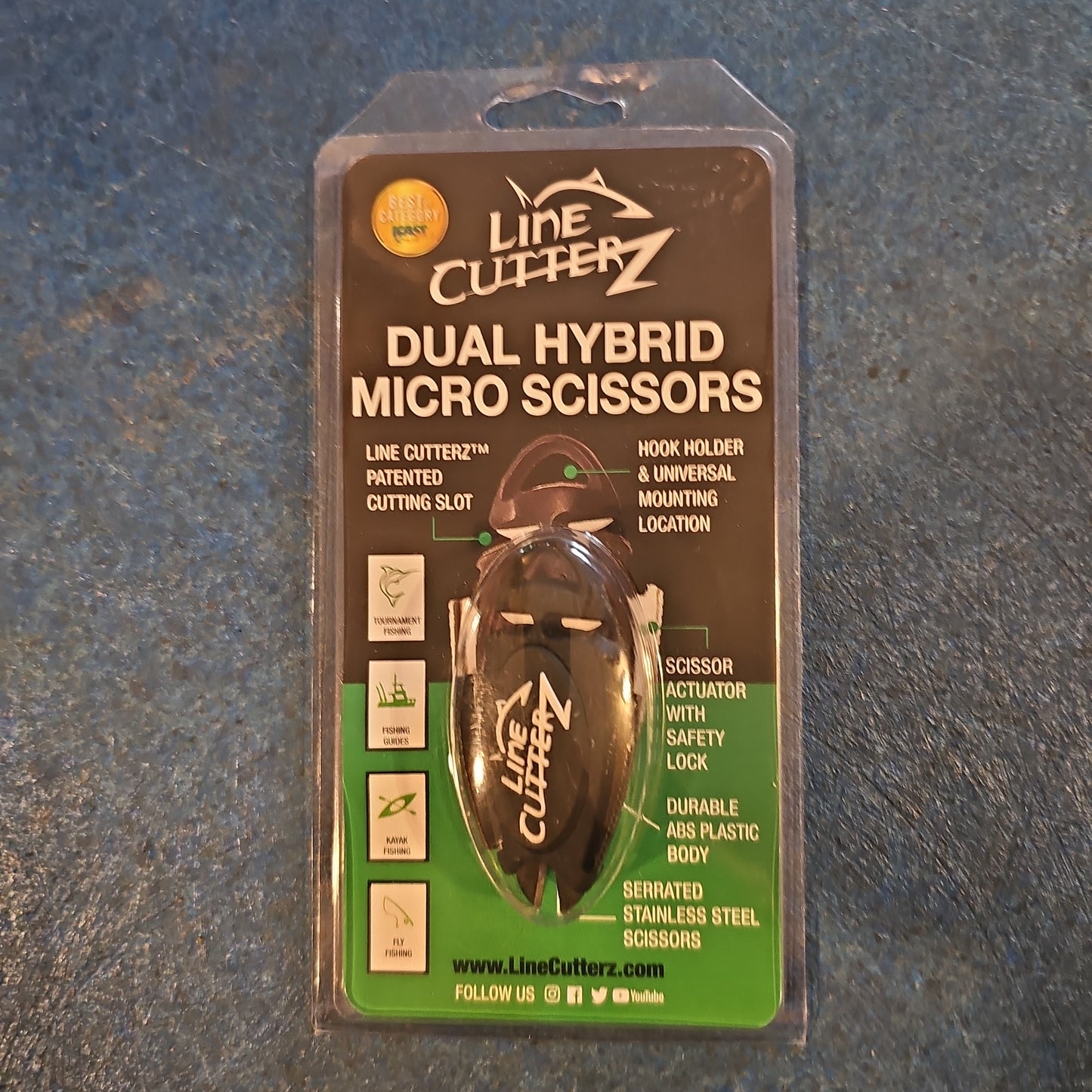 Line Cutterz Dual Hybrid Micro Scissors BLACK