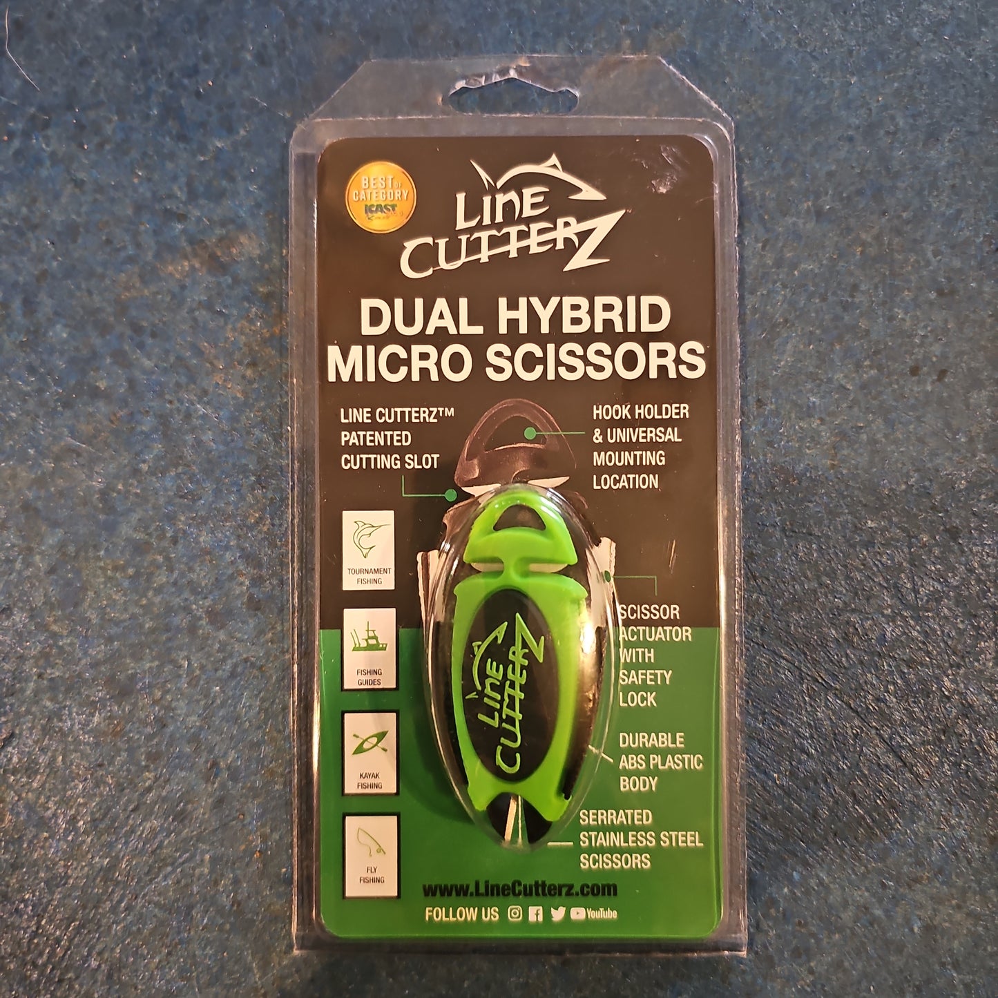 Line Cutterz Dual Hybrid Micro Scissors GREEN