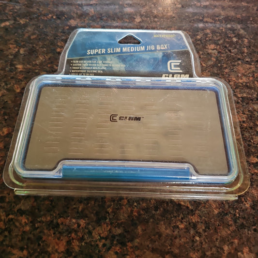 Clam Super Slim Medium Jig Box