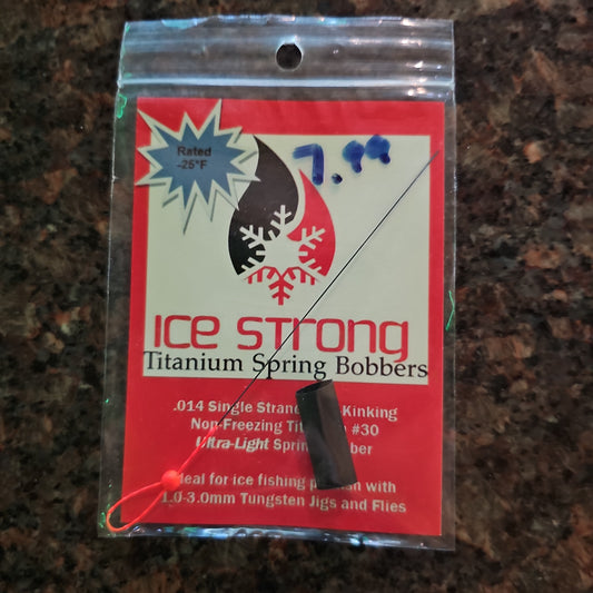 Ice Strong Titanium Spring Bobber ORANGE