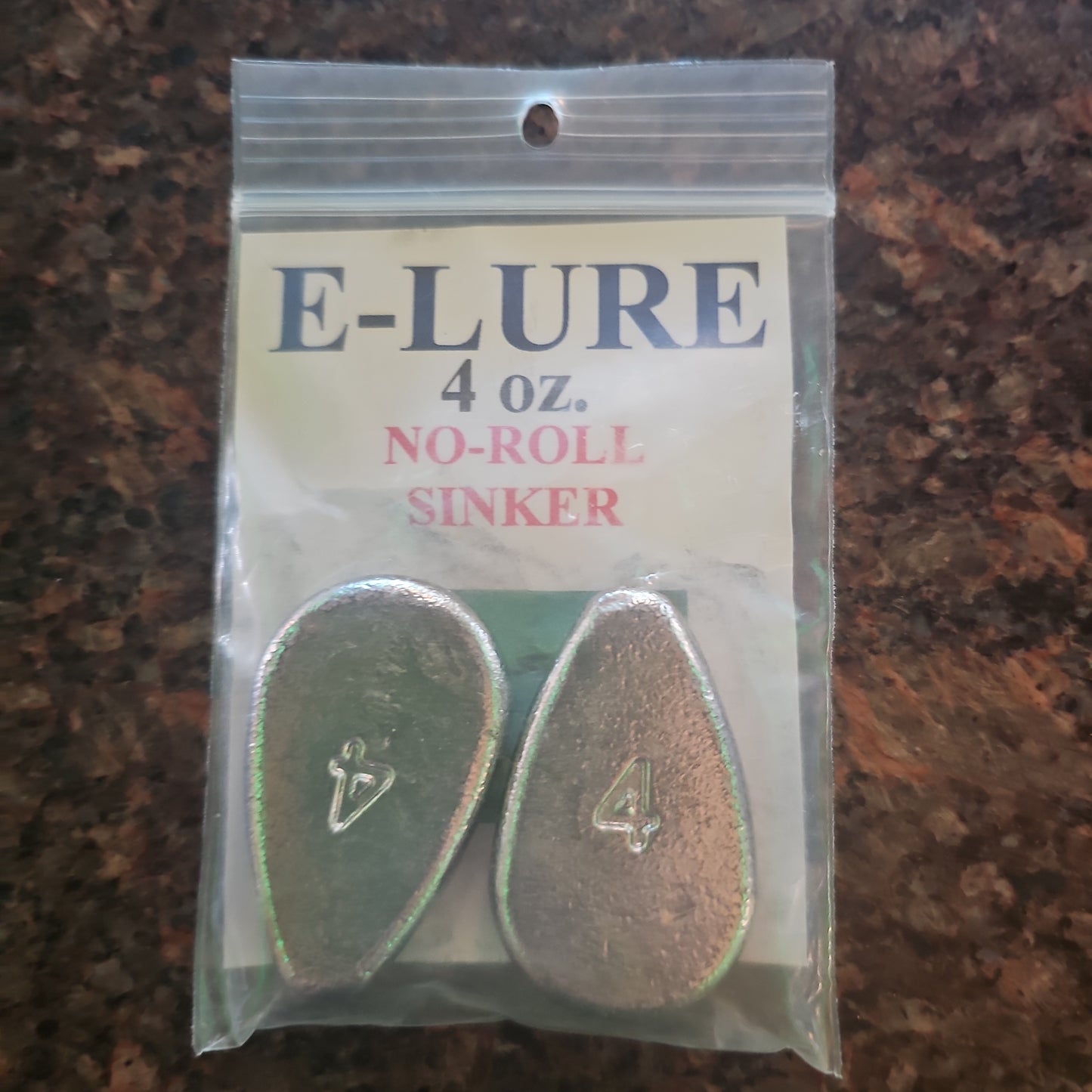 E-LURE 4oz No-Roll Sinker