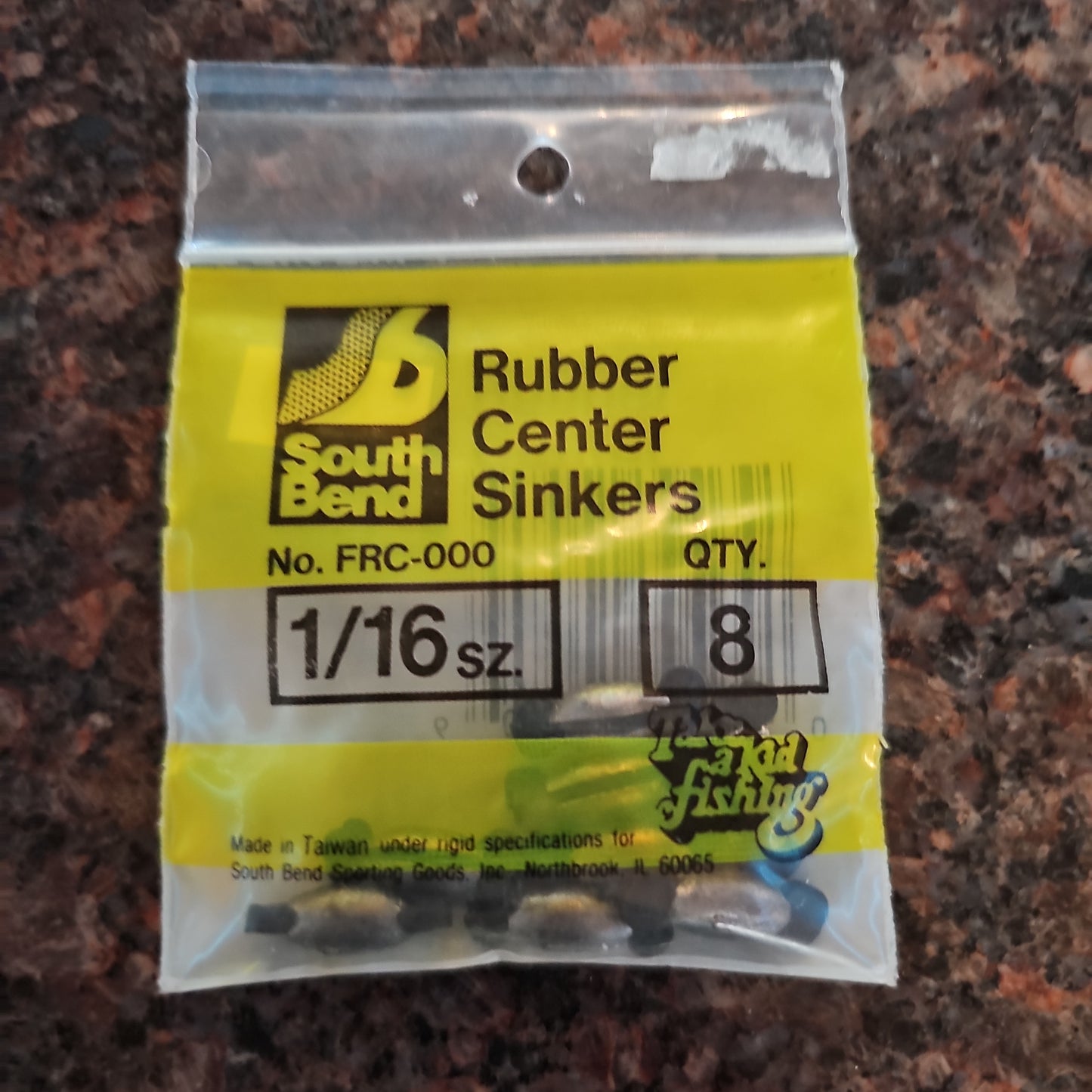 South Bend Rubber Center Sinkers