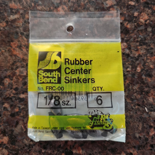 South Bend Rubber Center Sinkers