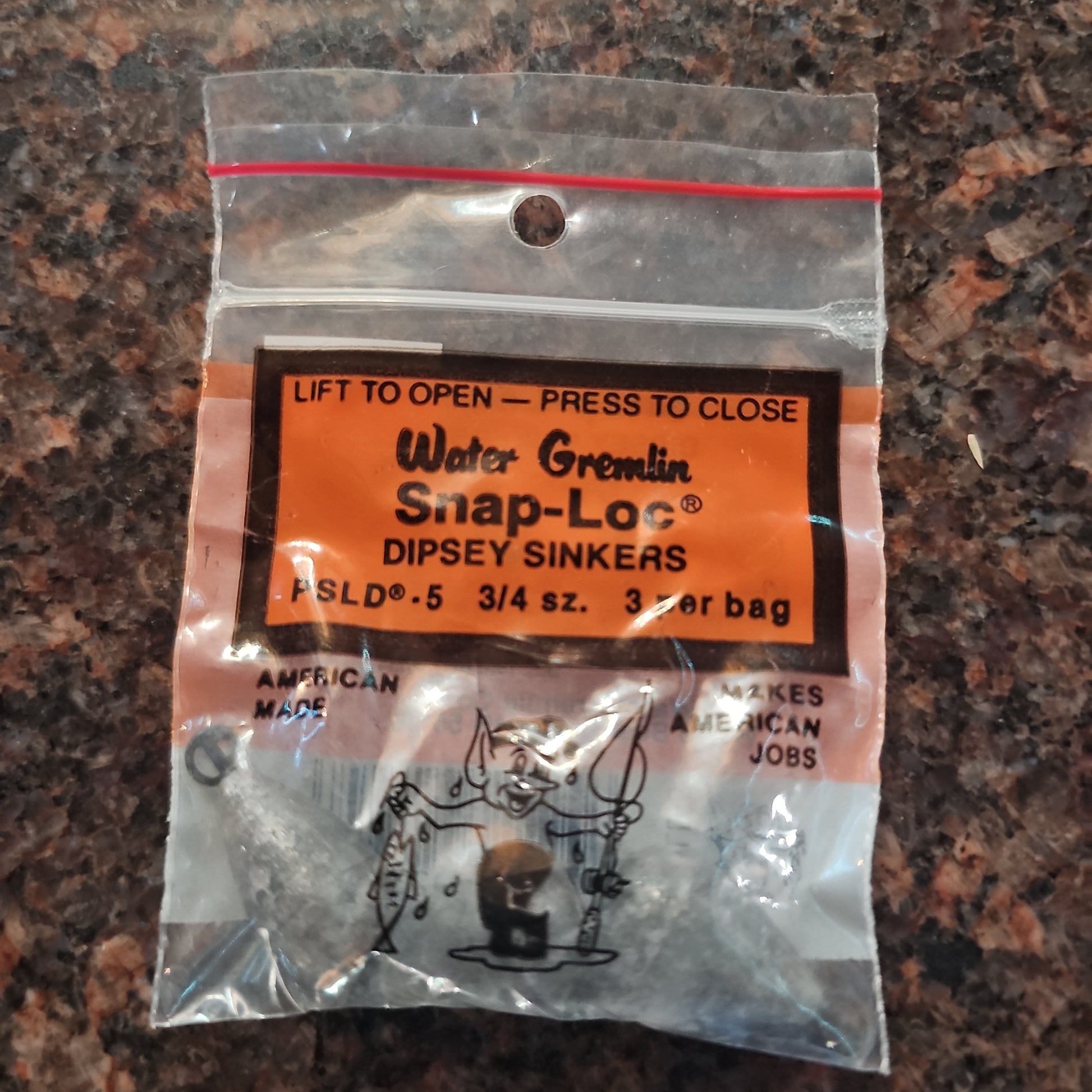 Water Gremlin Snap LOC Dipsey Sinkers