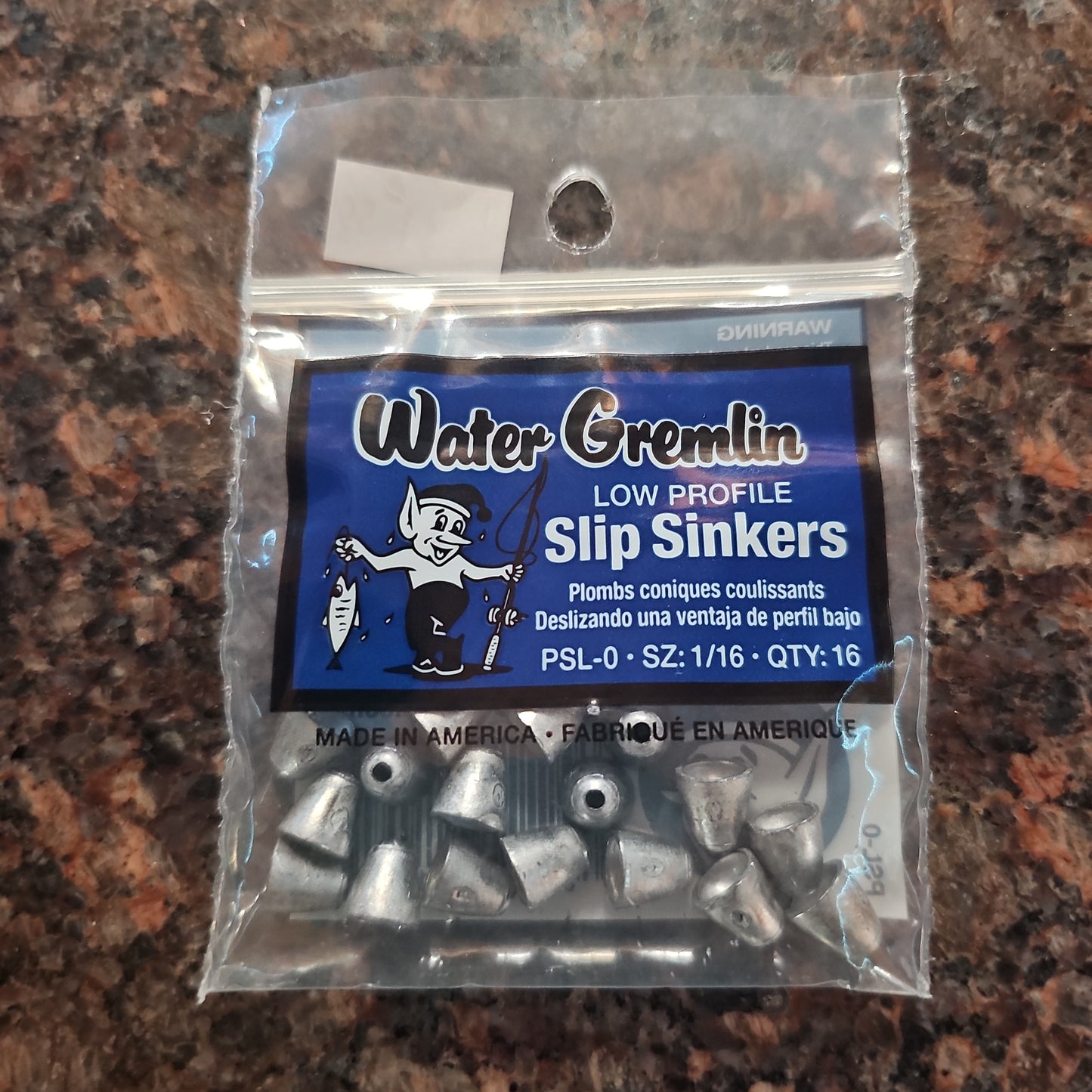 Water Gremlin Slip Sinkers