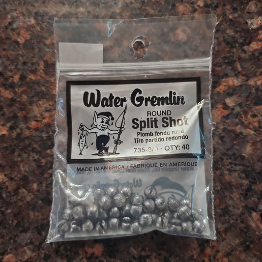 Water Gremlin Round Split Shot Sinkers