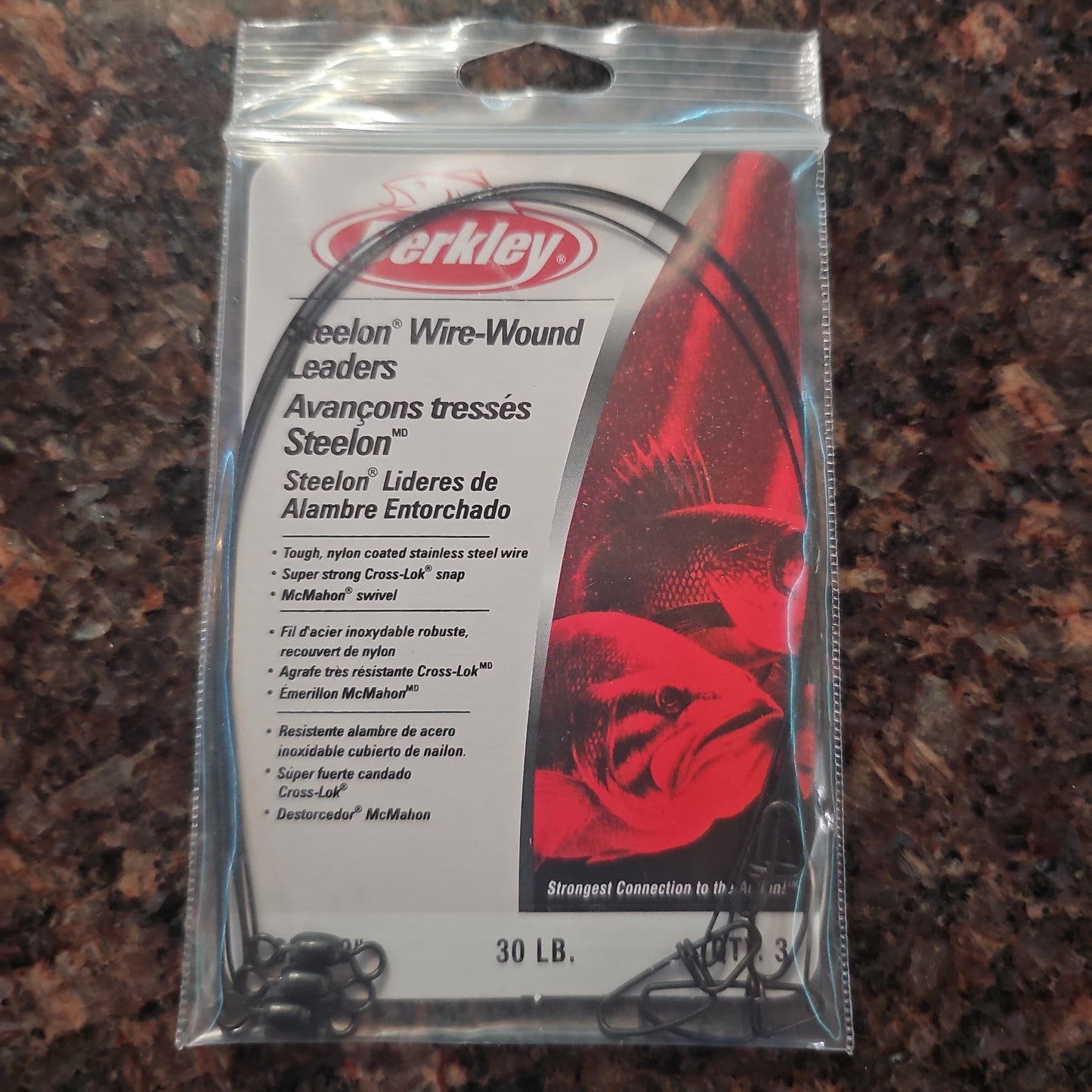 Berkley Steelon Wire-Wound Leaders Black