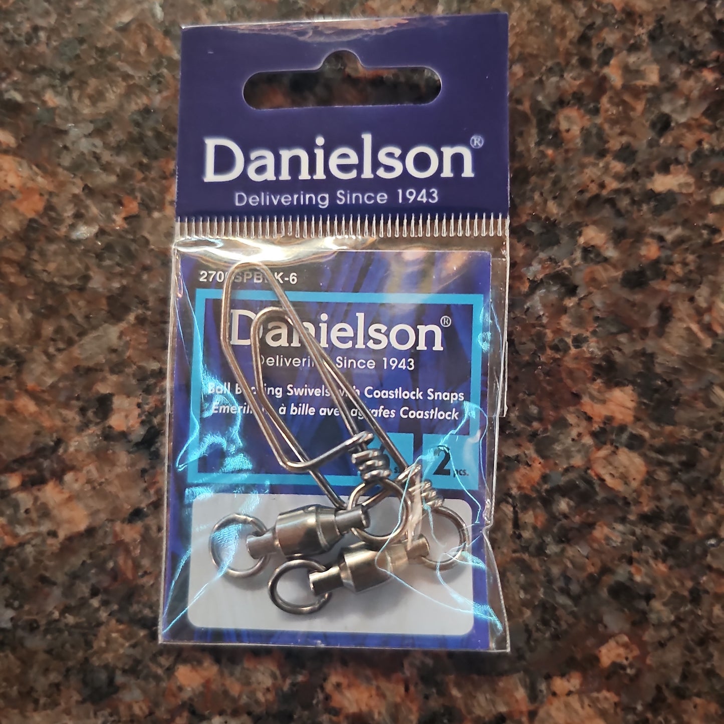 Danielson Ball Bearing Swivels with Coastlock Snaps