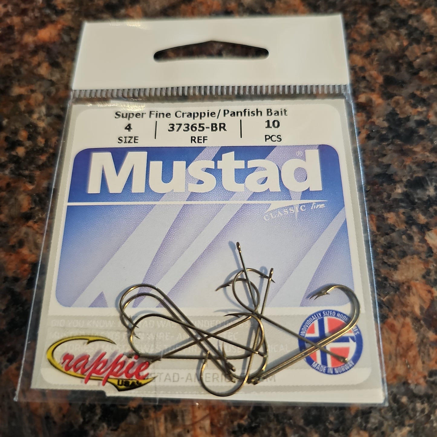 Mustad Super Fine Crappie / Panfish Hooks