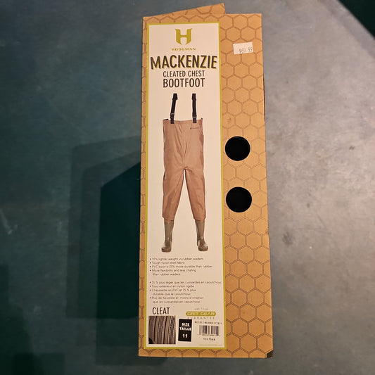 Hodgman Mackenzie Cleated Chest Bootfoot Waders Size 11