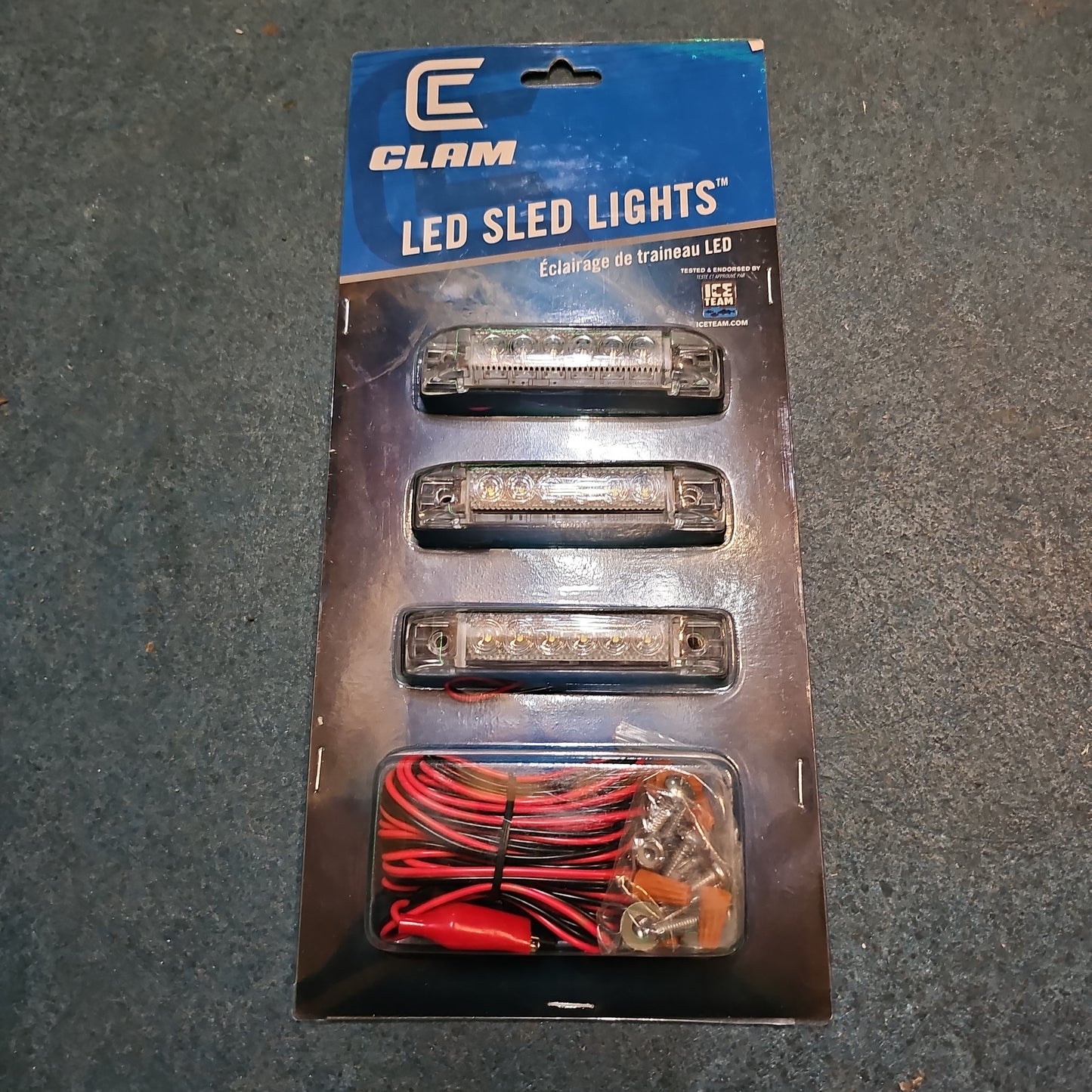 Clam Sled Lights 3pk LED