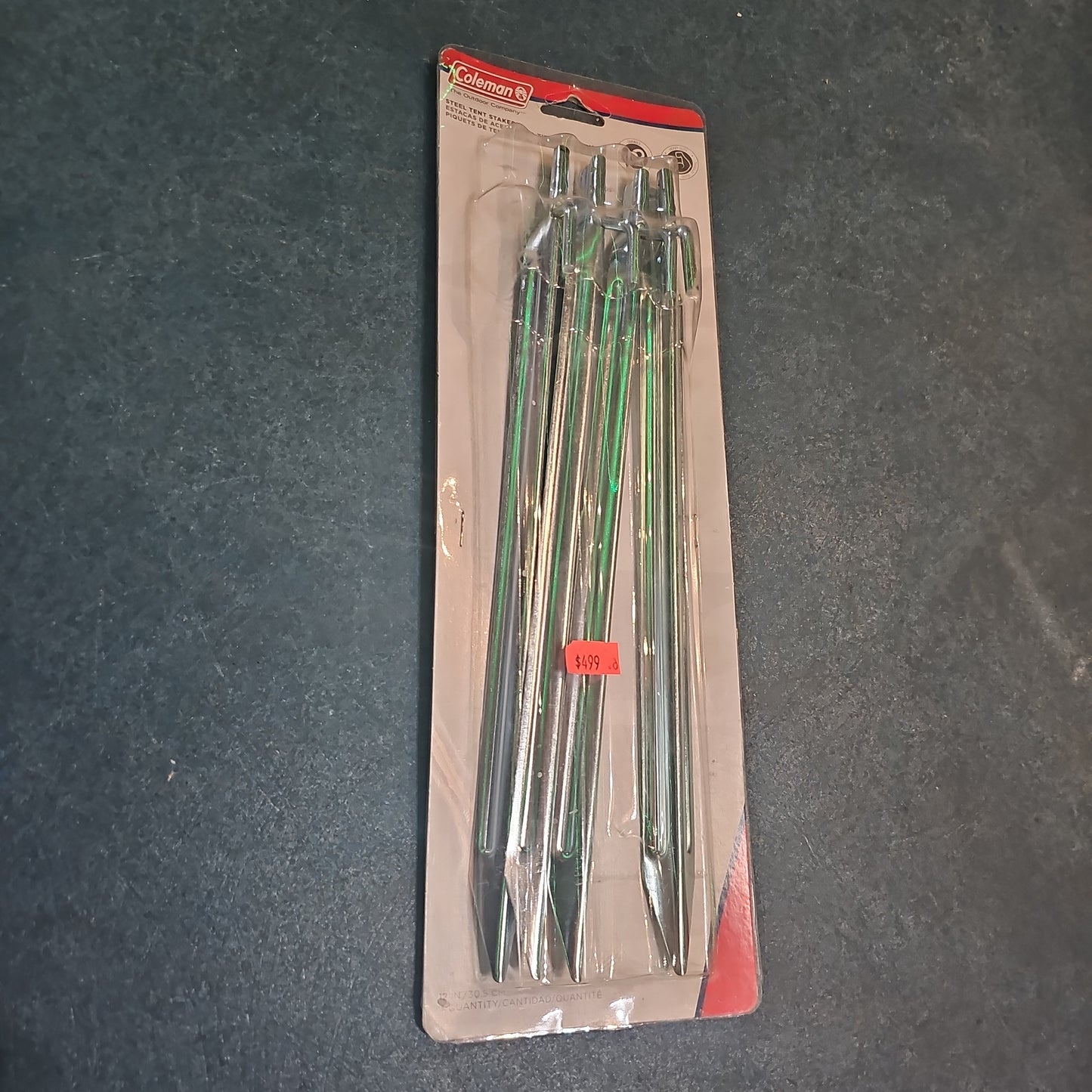 Coleman 12-Inch Metal Tent Stakes (4-Pack)