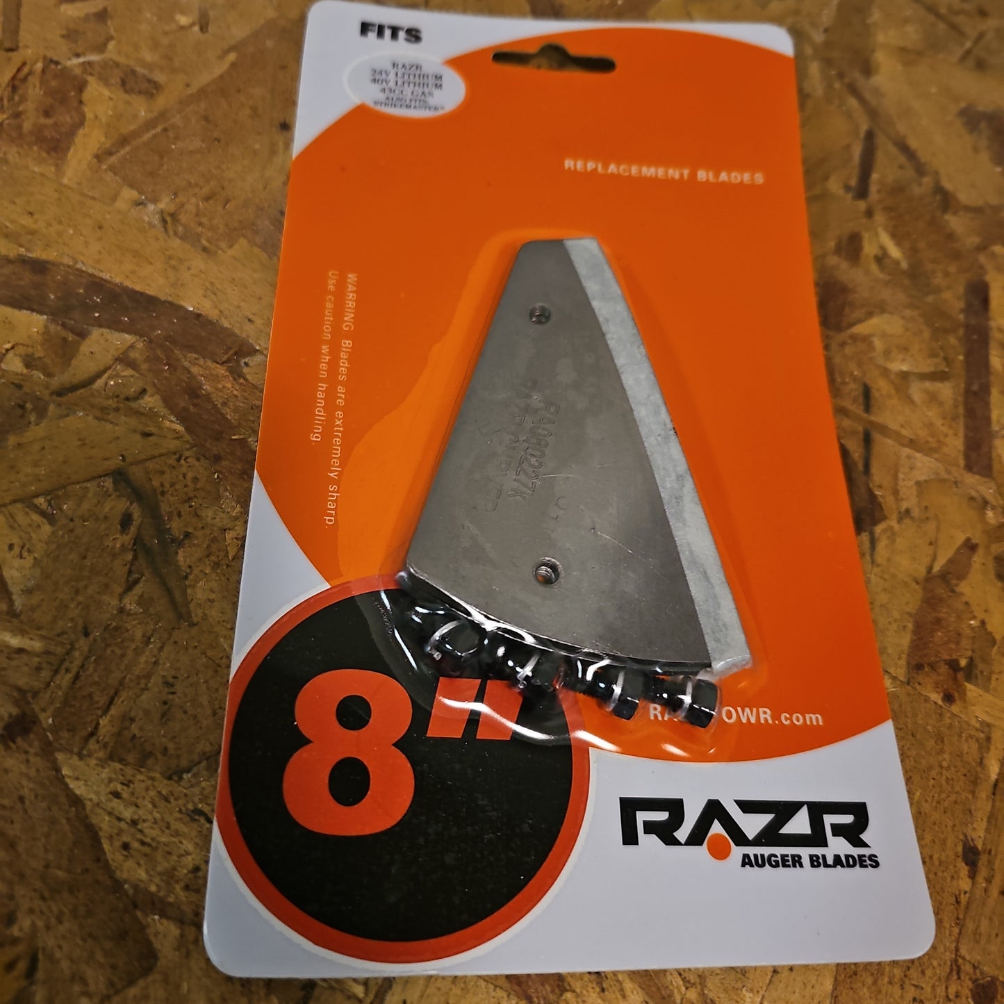 Razr Auger Blades 8"