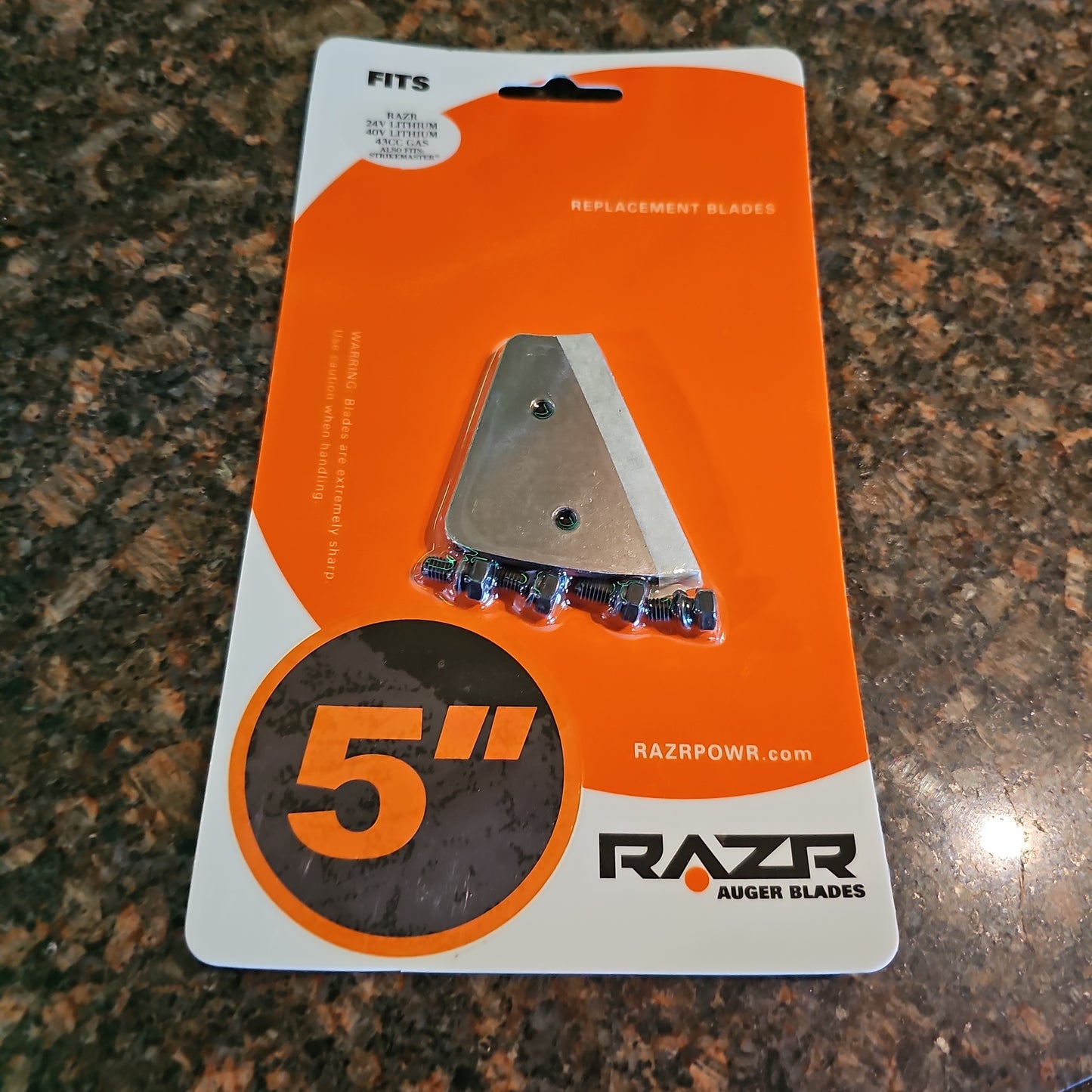 Razr Auger Blades 5"