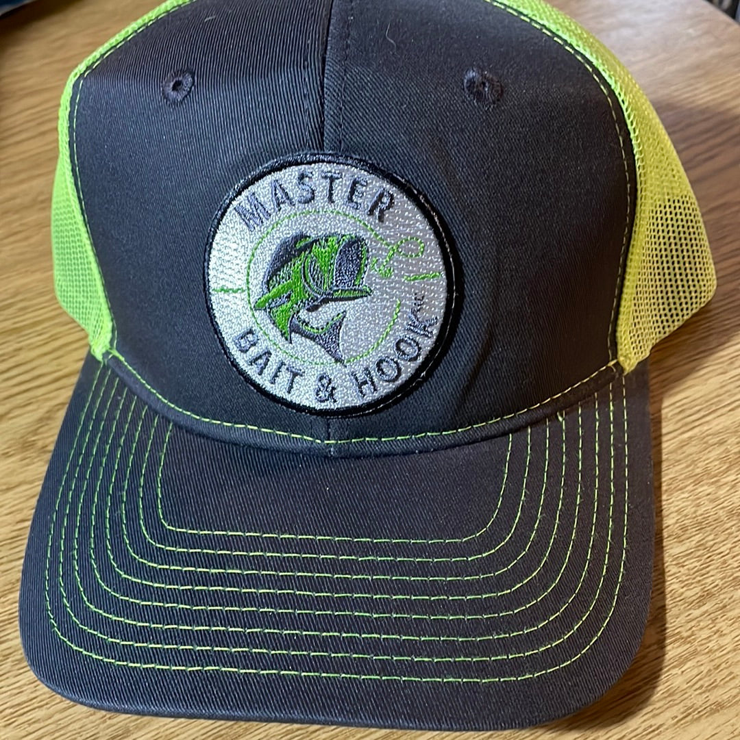 MBH Gray and Green Baseball Hat w/Logo Patch