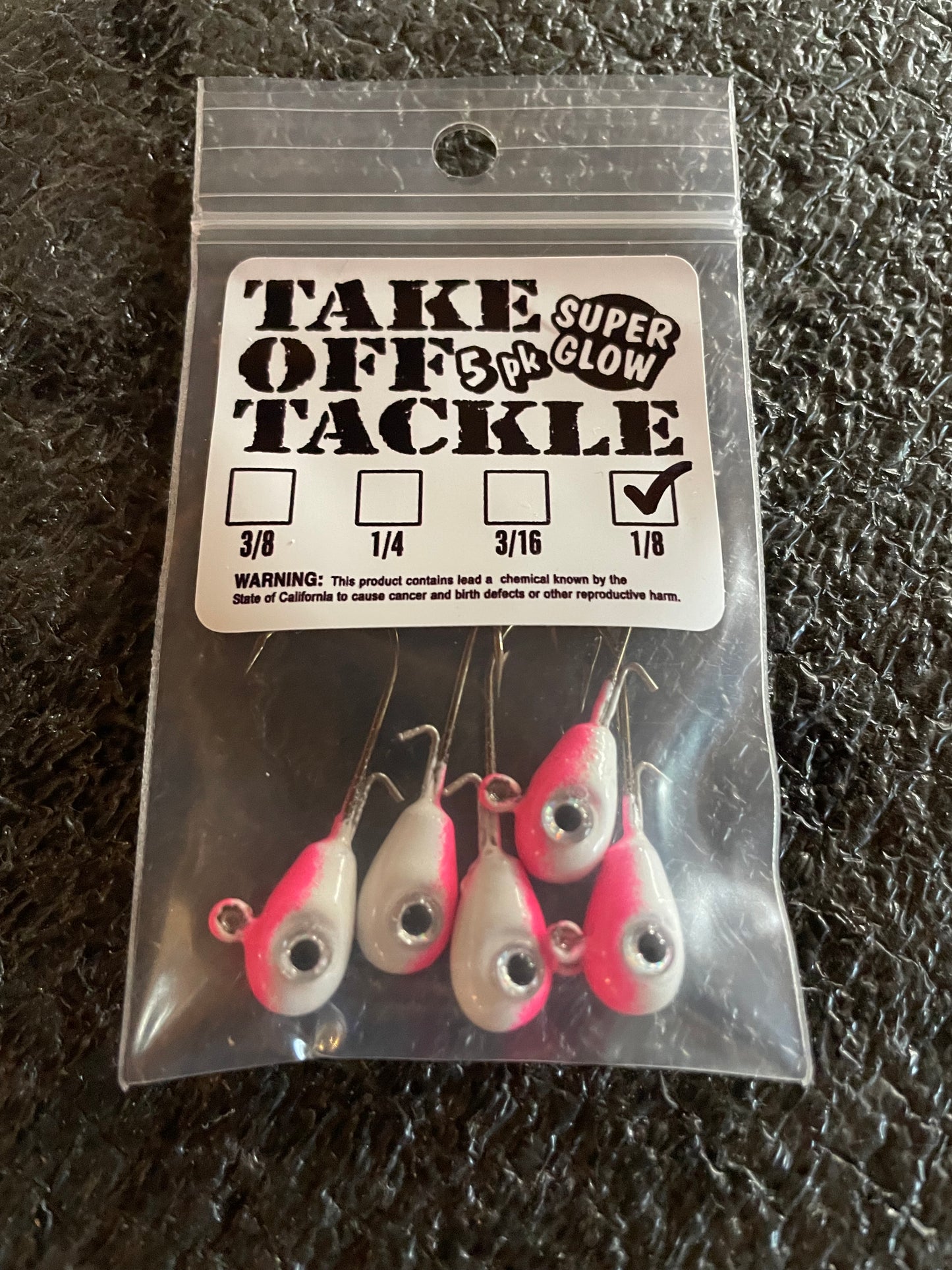 Take off Tackle Tear Drop jig 1/4