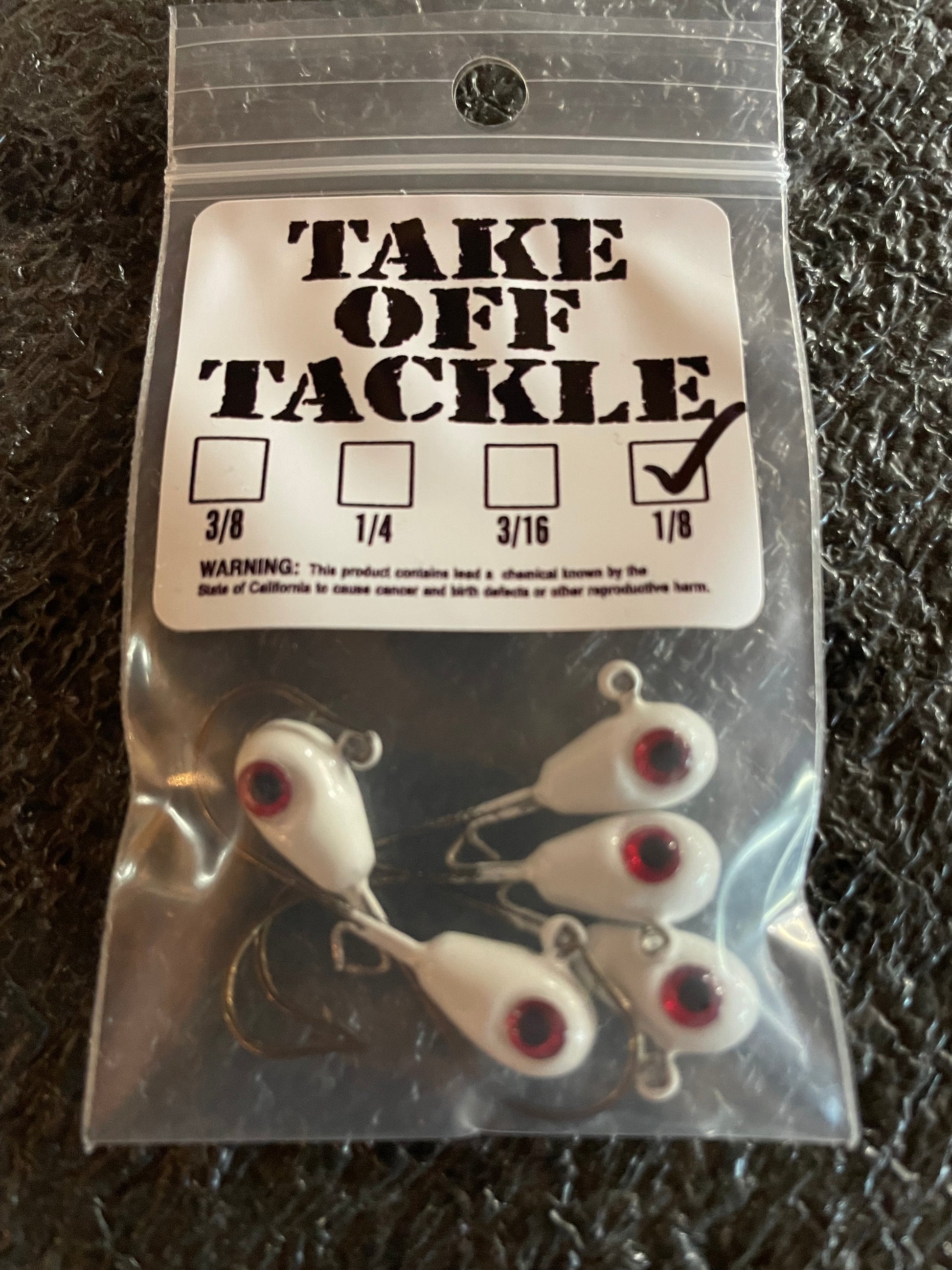 Take off Tackle- Tear drop Jigs 3/16 – MasterB&H Take off Tackle- Tear drop Jigs 3/16 – MasterB&H