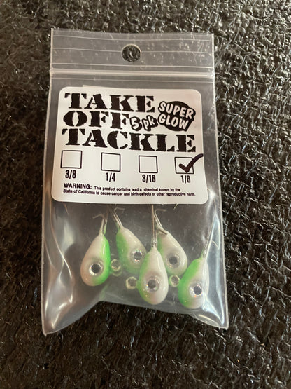 Take off Tackle Tear Drop jig 3/8